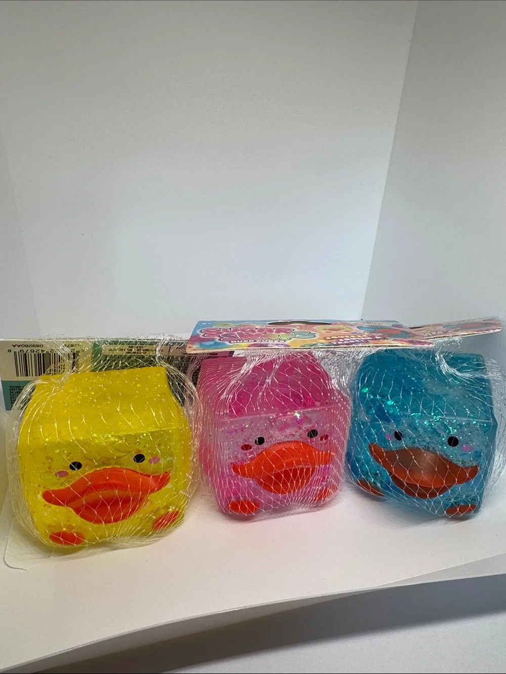 Sugar swap Duck Cube Trio - Yellow, Pink, Blue